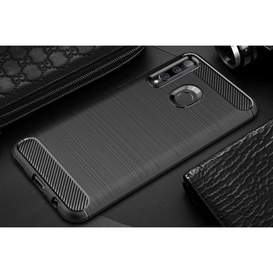 Чехол для мобильного телефона Laudtec для Huawei P Smart 2019 Carbon Fiber (Black) (LT-PST19) Чехол для мобильного телефона Laudtec для Huawei P Smart 2019 Carbon Fiber (Black) (LT-PST19)