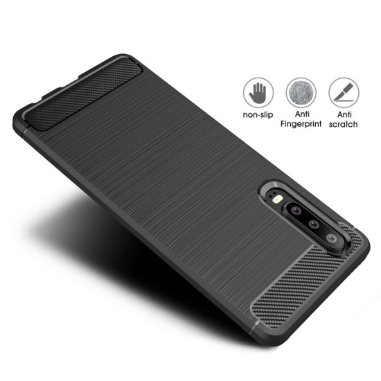 Чохол до мобільного телефона Laudtec для Huawei P30 Carbon Fiber (Black) (LT-P30B) Чохол до мобільного телефона Laudtec для Huawei P30 Carbon Fiber (Black) (LT-P30B)
