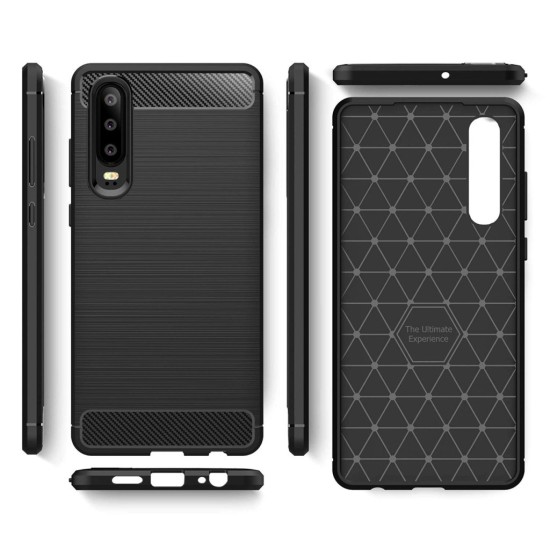Чохол до мобільного телефона Laudtec для Huawei P30 Carbon Fiber (Black) (LT-P30B) Чохол до мобільного телефона Laudtec для Huawei P30 Carbon Fiber (Black) (LT-P30B)