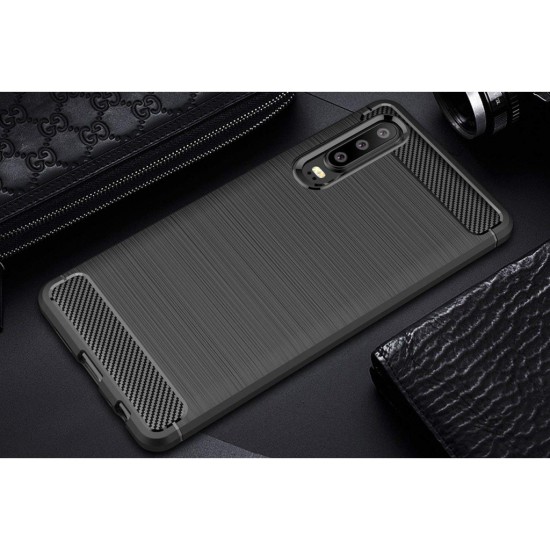 Чохол до мобільного телефона Laudtec для Huawei P30 Carbon Fiber (Black) (LT-P30B) Чохол до мобільного телефона Laudtec для Huawei P30 Carbon Fiber (Black) (LT-P30B)