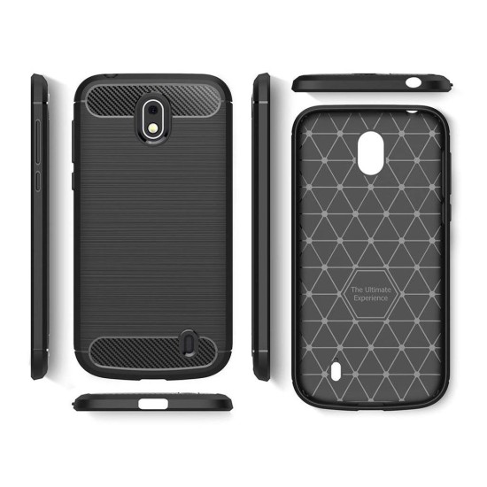 Чехол для мобильного телефона Laudtec для Nokia 1 Carbon Fiber (Black) (LT-N1B) Чехол для мобильного телефона Laudtec для Nokia 1 Carbon Fiber (Black) (LT-N1B)