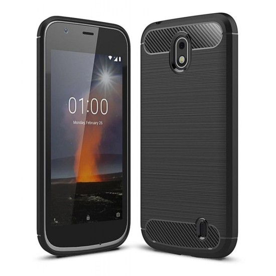 Чехол для мобильного телефона Laudtec для Nokia 1 Carbon Fiber (Black) (LT-N1B) Чехол для мобильного телефона Laudtec для Nokia 1 Carbon Fiber (Black) (LT-N1B)