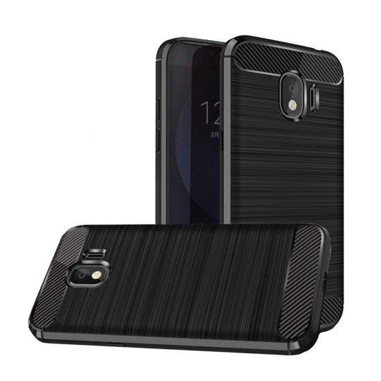 Чохол до мобільного телефона Laudtec для Samsung J2 2018/J250 Carbon Fiber (Black) (LT-J250F) Чохол до мобільного телефона Laudtec для Samsung J2 2018/J250 Carbon Fiber (Black) (LT-J250F)