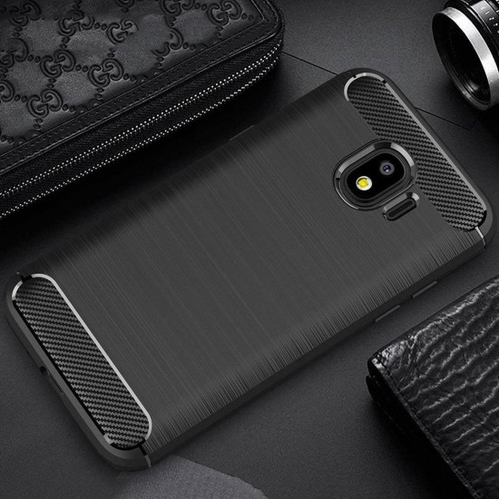 Чохол до мобільного телефона Laudtec для Samsung J2 2018/J250 Carbon Fiber (Black) (LT-J250F) Чохол до мобільного телефона Laudtec для Samsung J2 2018/J250 Carbon Fiber (Black) (LT-J250F)