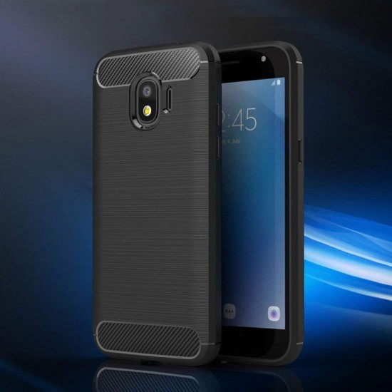 Чохол до мобільного телефона Laudtec для Samsung J2 2018/J250 Carbon Fiber (Black) (LT-J250F) Чохол до мобільного телефона Laudtec для Samsung J2 2018/J250 Carbon Fiber (Black) (LT-J250F)