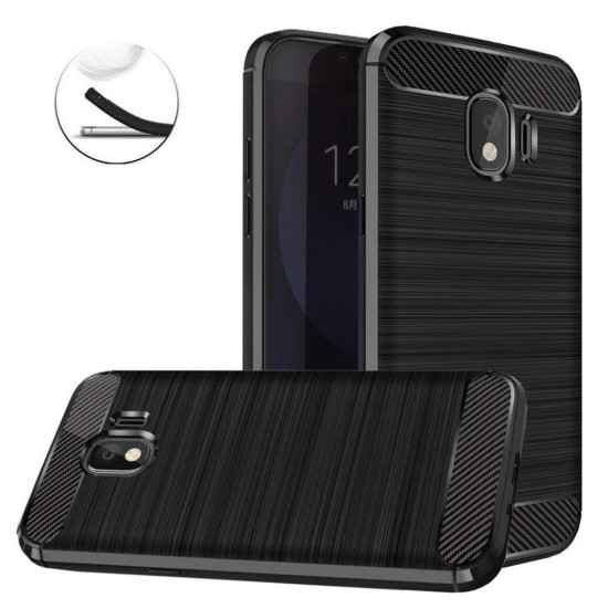 Чохол до мобільного телефона Laudtec для Samsung J4/J400 Carbon Fiber (Black) (LT-J400F) Чохол до мобільного телефона Laudtec для Samsung J4/J400 Carbon Fiber (Black) (LT-J400F)