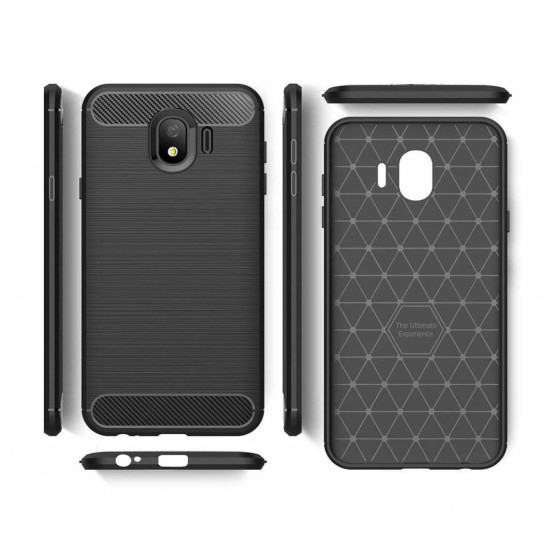 Чохол до мобільного телефона Laudtec для Samsung J4/J400 Carbon Fiber (Black) (LT-J400F) Чохол до мобільного телефона Laudtec для Samsung J4/J400 Carbon Fiber (Black) (LT-J400F)