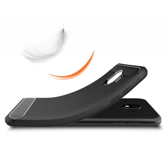 Чохол до мобільного телефона Laudtec для Samsung J4/J400 Carbon Fiber (Black) (LT-J400F) Чохол до мобільного телефона Laudtec для Samsung J4/J400 Carbon Fiber (Black) (LT-J400F)