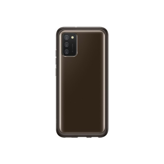 Чохол до мобільного телефона Samsung Soft Clear Cover Galaxy A02s (A025) Black (EF-QA025TBEGRU) Чохол до мобільного телефона Samsung Soft Clear Cover Galaxy A02s (A025) Black (EF-QA025TBEGRU)