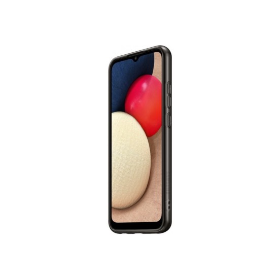 Чохол до мобільного телефона Samsung Soft Clear Cover Galaxy A02s (A025) Black (EF-QA025TBEGRU) Чохол до мобільного телефона Samsung Soft Clear Cover Galaxy A02s (A025) Black (EF-QA025TBEGRU)