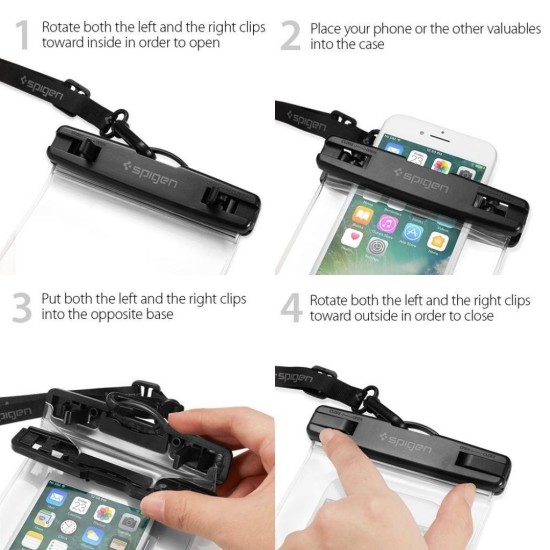 Чехол для мобильного телефона Spigen Velo A600 Universal Waterproof (4.01x7.08") (000EM21018) Чехол для мобильного телефона Spigen Velo A600 Universal Waterproof (4.01x7.08") (000EM21018)