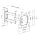 Кронштейн Brateck LPA68-223 Кронштейн Brateck LPA68-223