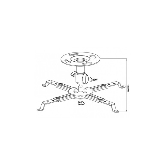 Кронштейн до проектора Walfix PB-14W Кронштейн до проектора Walfix PB-14W