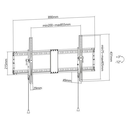 Кронштейн UniBracket BZ01-81 Кронштейн UniBracket BZ01-81